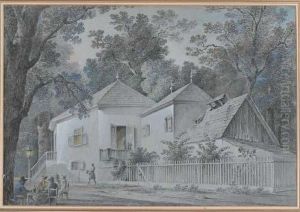 Grinzing Am Abend. 1804. by Lorenz Janscha