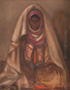 Femme Assise by Dirk Jansen