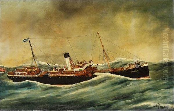 Englischer Dampfer "staveley" - view 1