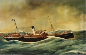 Englischer Dampfer "staveley"