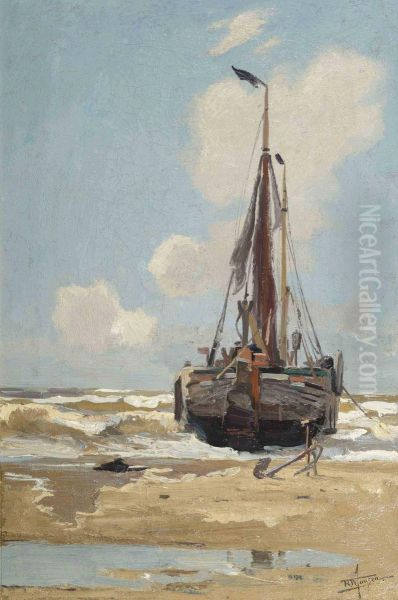 A Moored Fishingvessel - view 1