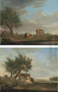 A Wooded Landscape by Johannes Janson