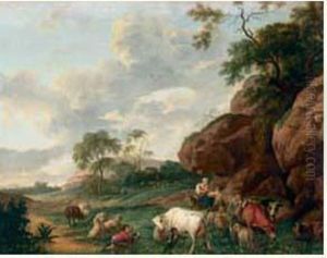 Le Repos Des Bergers by Johannes, Jacobus Janson
