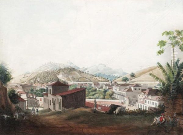 View Of The Aqueduct Of Rio Di Janiero - view 1