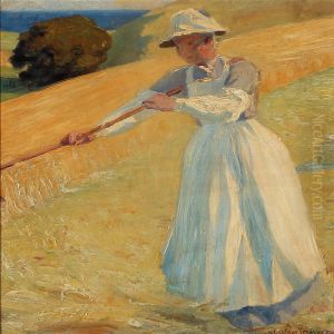Woman In The Field by Luplau Janssen