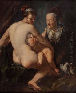 Mythologische Szene by Abraham Janssens