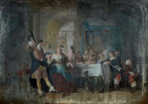 Une Joyeuse Compagnie by Hyeronimus Janssens