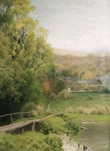 Landschap by Jacques Janssens