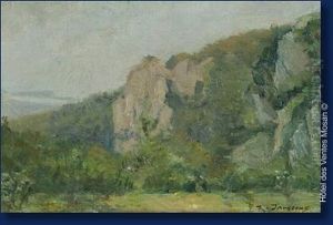 Paysage Aux Rochers by Rene Janssens