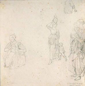 Figurenstudien. by Victor Emile Janssens