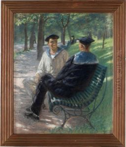 I Varsolens Glans, Motiv Fran Djurgarden by Eugene Jansson
