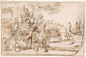Allegorical Portrait Of A Commander And His Wife, Probably Frederick Hendrik And Amalia Van Solms