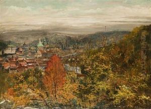 A View Of The Lesser Quarter by Bohumil Jaros