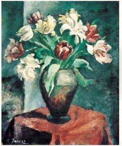 Fleurs Dans Un Vase by Roman Jarosz