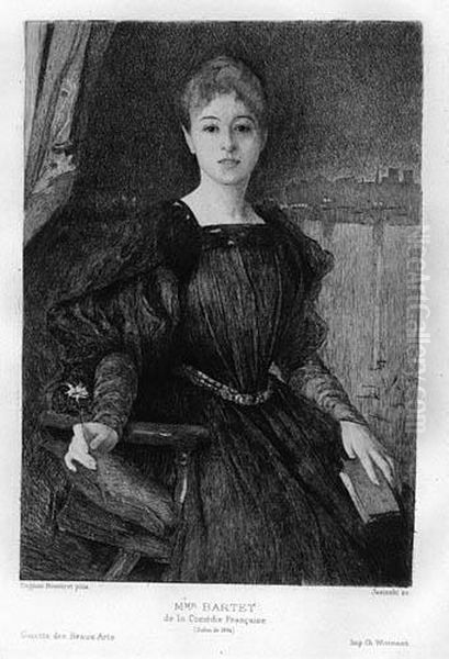 "portret Pani Bartet" (wg P.dagnan-bouverta) 1894 - view 1
