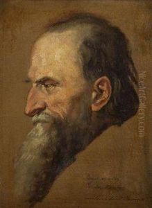 A Likeness Of J. Schwiedner by Karel Javurek