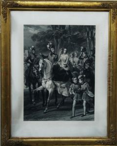 Scena Rinascimentale by Jean Pierre Marie Jazet