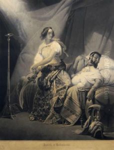Judyta I Holofernes by Jean Pierre Marie Jazet