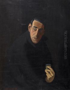 Portrait De Pedro Meylan. 1938 by Roger Henri Jean-Mairet