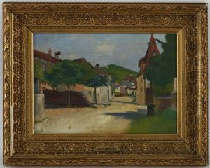 Village De Campagne by Gustave Jeanneret