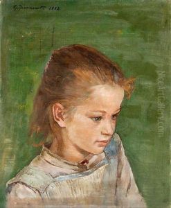Bildnis Eines Madchens by Gustave Jeanneret