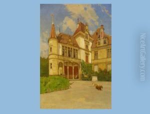 Chateau De Gorgier St. Aubine by Gustave Jeanneret
