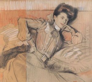 Elegante Assise by Pierre Georges Jeanniot