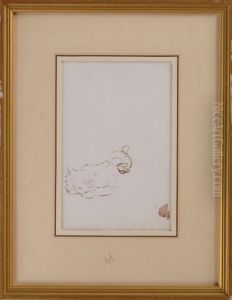 Cat Study by Pierre Georges Jeanniot