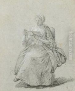 Deux Etudes De Femmes by Etienne Jeaurat