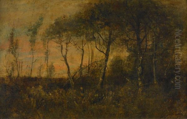 Woman Amongst Trees - view 1