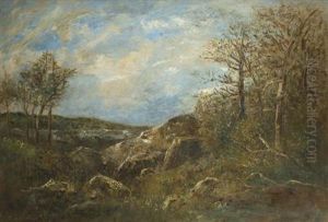 Wooded Landscape by Joseph Jefferson