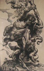 Hercules Fighting The Fury And Thediscord