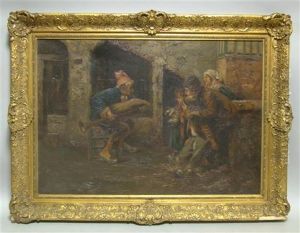Listening To Music by Rudolph Jelinek