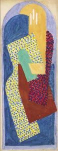 Cubist Composition by Mainie Harriet Jellett