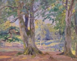 Woodland Scene by Arthur Henry Jenkins