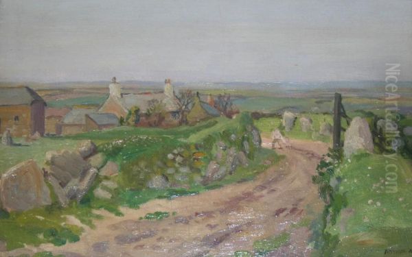 A Lane In Cornwall - view 1