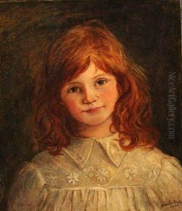 Portrait Of A Young Girl by Blanche Jenkins