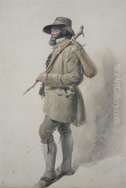 Sketch Of A Shepherd - view 1