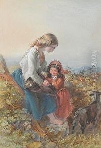 Collecting Wild Flowers by Joseph John Jenkins