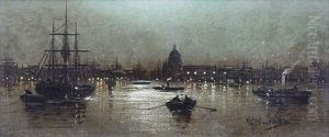 London By Moonlight by Wilfred Jenkins