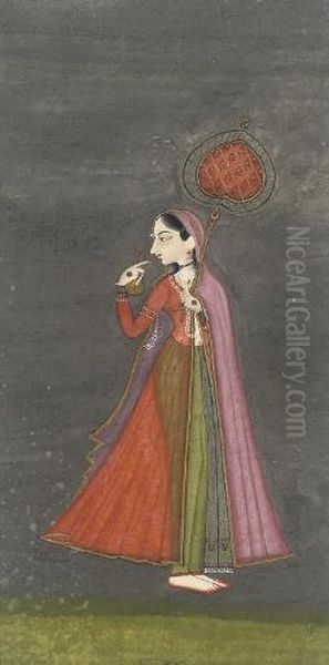 With A Fan And Bottle, Bikaner, Rajasthan - view 1