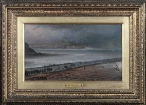 Tynemouth Northumberland From South Shields Pier by William Jenner