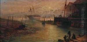Boats On The Shore by William Jenner