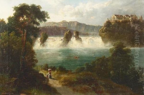 Der Rheinfall Bei Neuhausen. - view 1