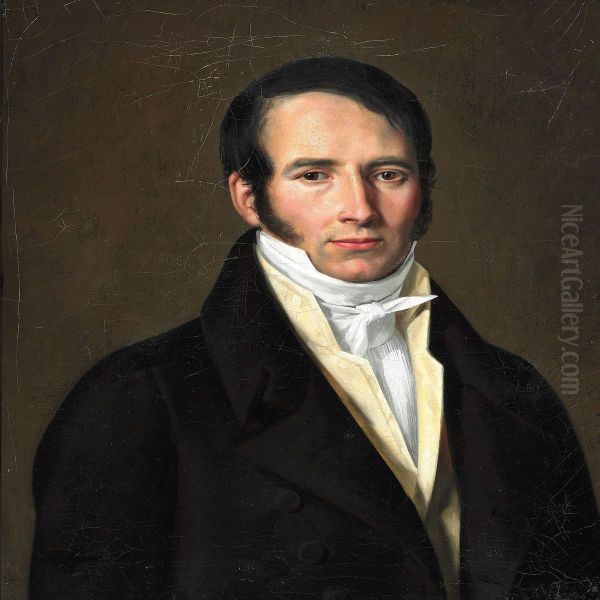 Portrait Of A Gentleman In A Black Jacket - view 1
