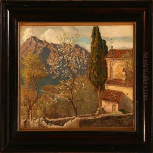 Italian Landscape by Gabriel Oluf Jensen