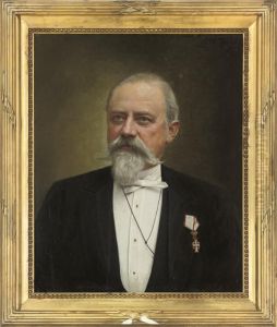 Portrait Of A Gentleman, Bust-length, In Evening Dress