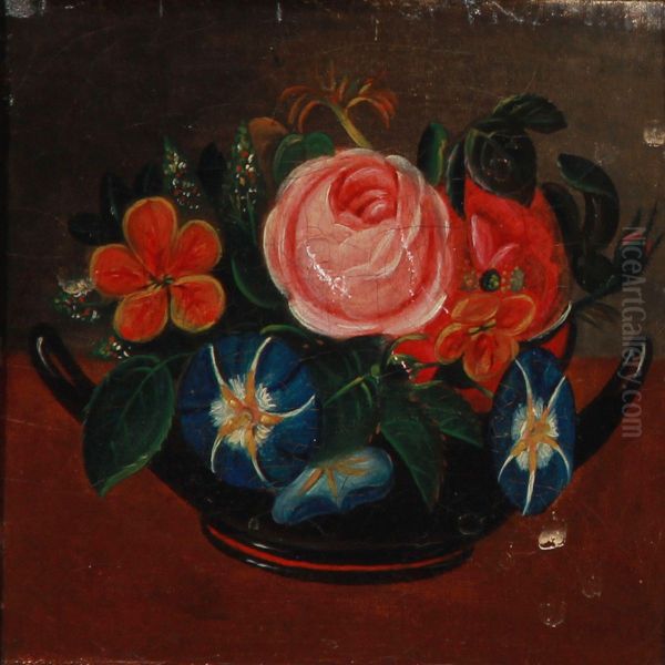 Two Still Lifes With Flowers - view 1
