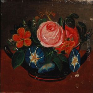 Two Still Lifes With Flowers