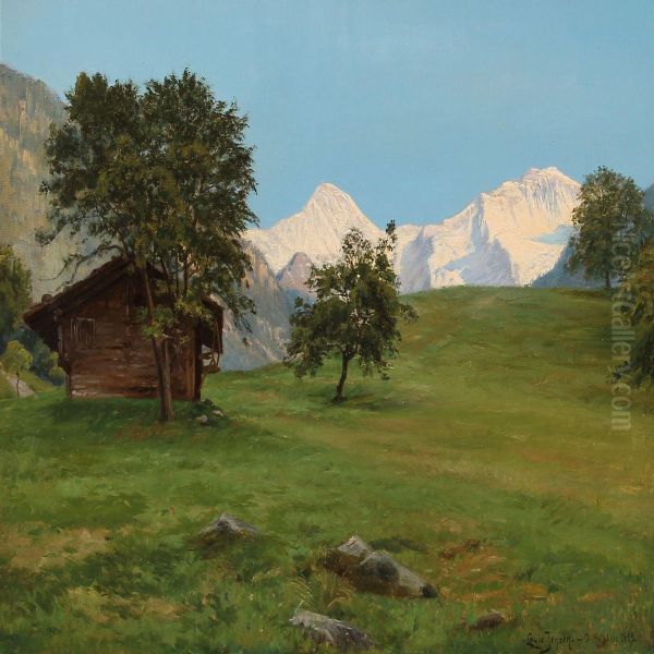 Summer Day At Interlaken In Switzerland - view 1